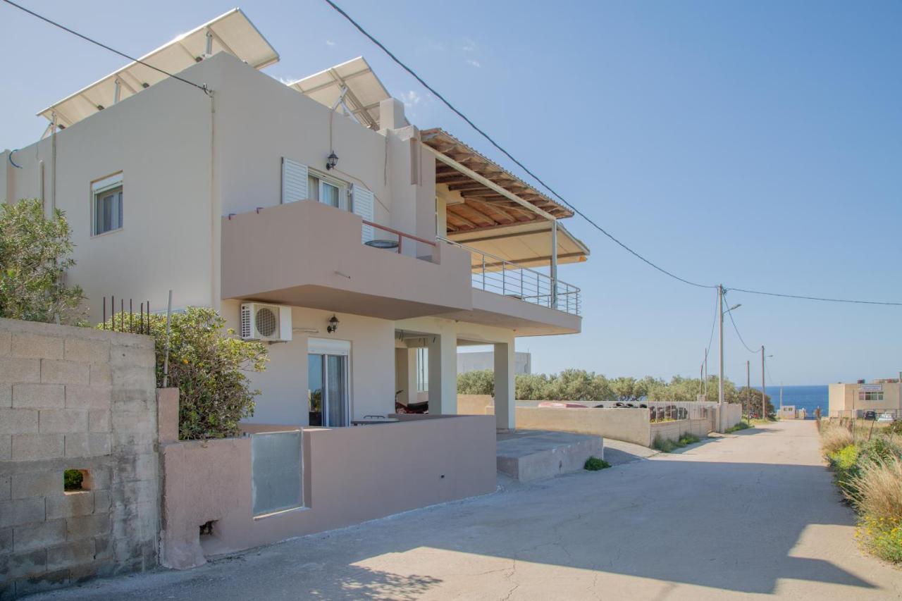 Studio Athena With Panoramic View Of Makrygialos Leilighet Pilalímata Eksteriør bilde