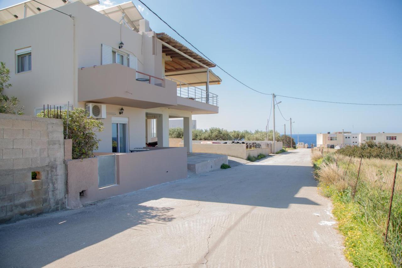 Studio Athena With Panoramic View Of Makrygialos Leilighet Pilalímata Eksteriør bilde